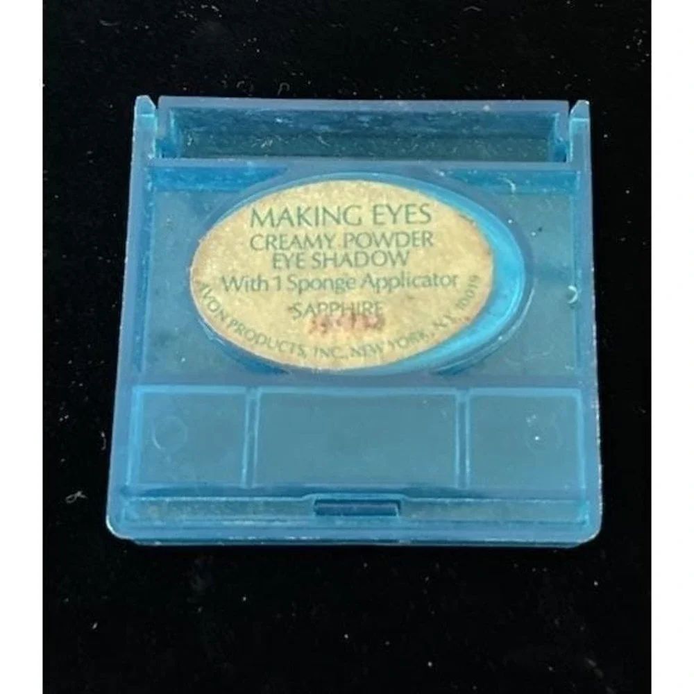 Avon Making‎ Eyes Creamy Powder Eye Shadow Sapphire VTG - 80's